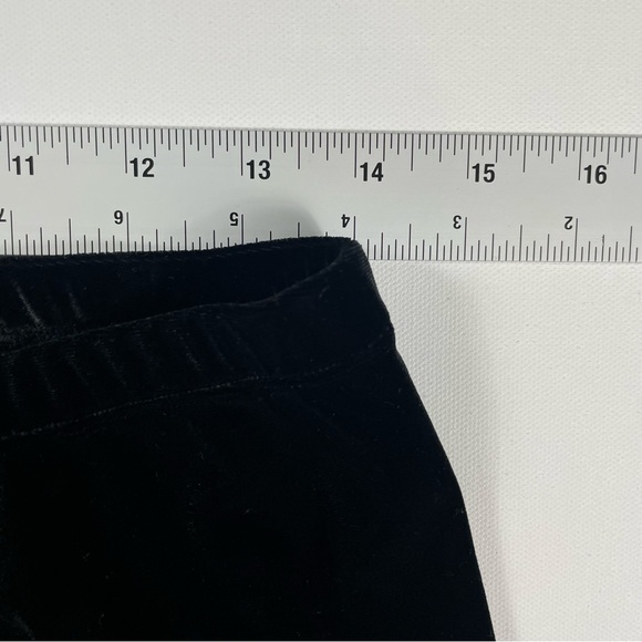 Eileen Fisher Black Velvet Leggings – Petite Medium - Whimsigoth Fall Cozy - Picture 7 of 11